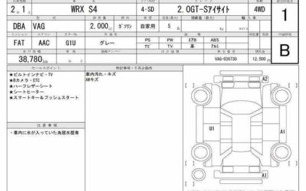 Ref:AUX-20089779 SUBARU WRX S4 2020 - Image 6