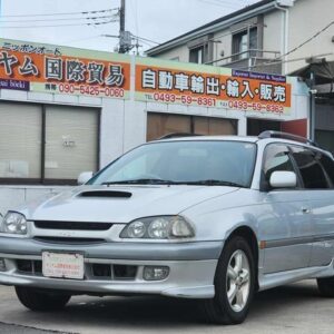 1998 Toyota Caldina silver gasoline used car Japan export