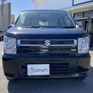 2017 Suzuki Wagon R black gasoline used car Japan export