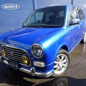 2002 Daihatsu Mira Gino blue gasoline used car Japan export