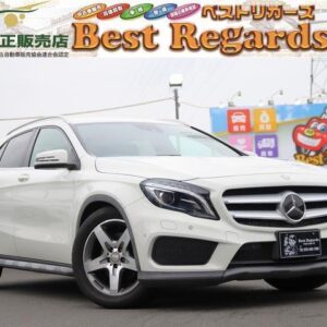 2014 Mercedes Benz Gla-Class pearl gasoline used car Japan export