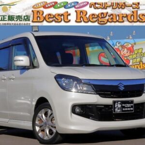 2014 Suzuki Solio Bandit pearl gasoline used car Japan export