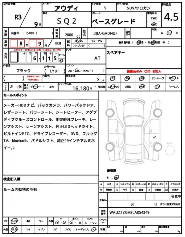 Ref:AUX-20128936 AUDI SQ2 2021 - Image 7