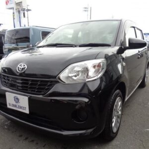 2017 Toyota Passo black gasoline used car Japan export