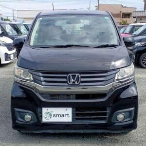 2015 Honda N-Wgn black gasoline used car Japan export