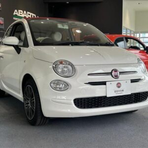 2019 Fiat 500C white gasoline used car Japan export