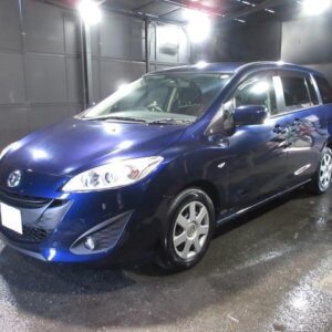 2010 Mazda Premacy blue gasoline used car Japan export