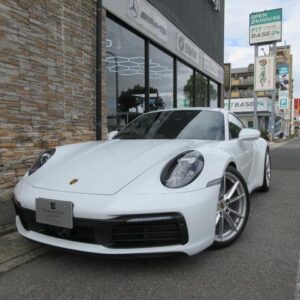 2020 Porsche 911 white gasoline used car Japan export