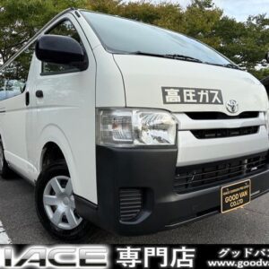 2014 Toyota Hiace Van white diesel used car Japan export