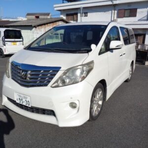 2010 Toyota Alphard G pearl gasoline used car Japan export