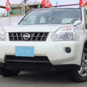 2008 Nissan X-Trail white gasoline used car Japan export