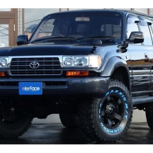 1996 Toyota Land Cruiser 80 black diesel used car Japan export