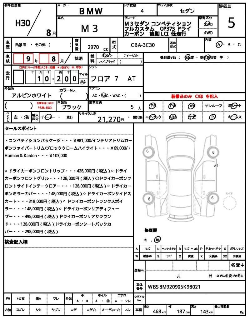 Ref:AUX-20245647 BMW M3 2018 - Image 21