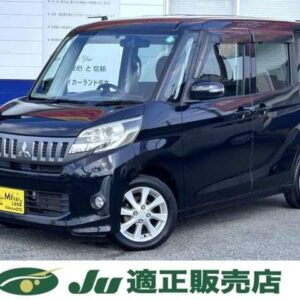 2014 Mitsubishi Ek Space black gasoline used car Japan export