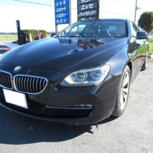 2011 Bmw 6 Series black gasoline used car Japan export