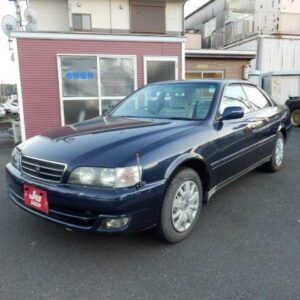 2000 Toyota Chaser blue gasoline used car Japan export