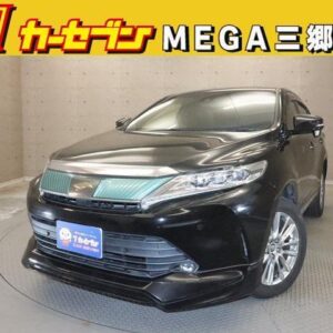 2018 Toyota Harrier black gasoline used car Japan export