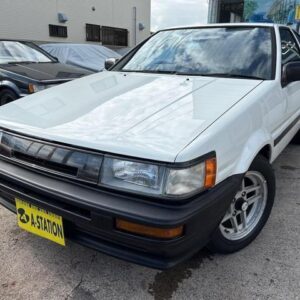 1985 Toyota Corolla Levin white gasoline used car Japan export