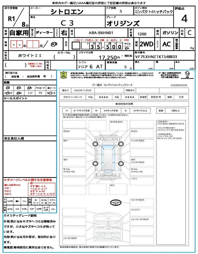 Ref:AUX-20417195 CITROEN C3 2019 - Image 16
