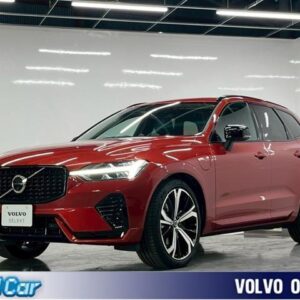 2024 Volvo Xc60 red hybrid used car Japan export