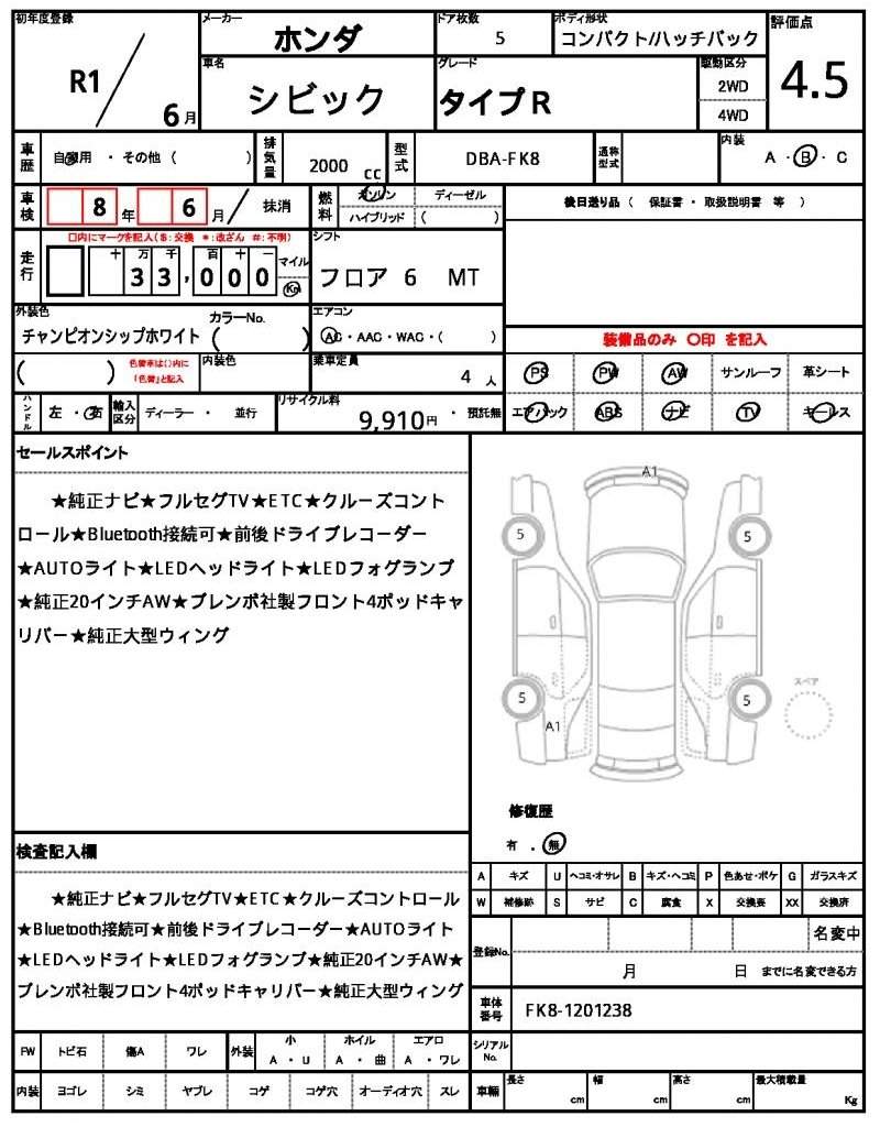 Ref:AUX-20421506 HONDA CIVIC 2019 - Image 21
