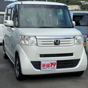 2013 Honda N-Box pearl gasoline used car Japan export