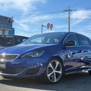 2016 Peugeot 308 blue diesel used car Japan export