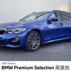 2021 Bmw 3 Series blue gasoline used car Japan export