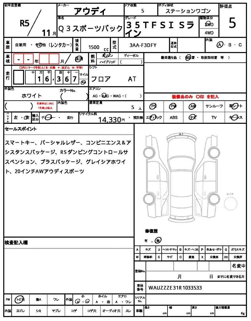 Ref:AUX-20469374 AUDI Q3 SPORTBACK 2023 - Image 7