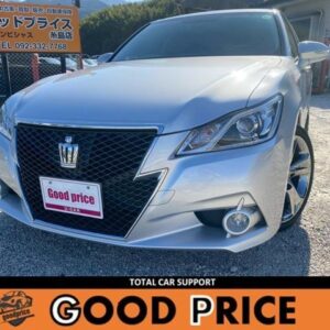 2013 Toyota Crown silver gasoline used car Japan export