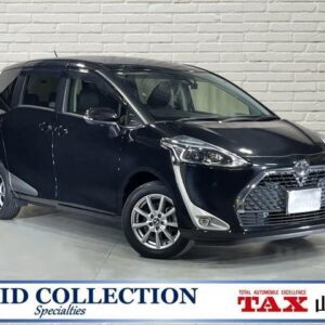 2019 Toyota Sienta black gasoline used car Japan export