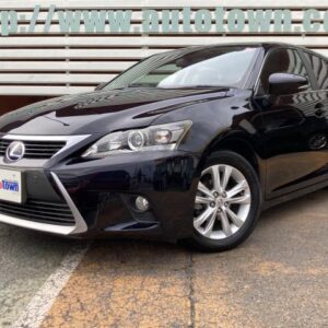 2014 Lexus Ct black hybrid used car Japan export