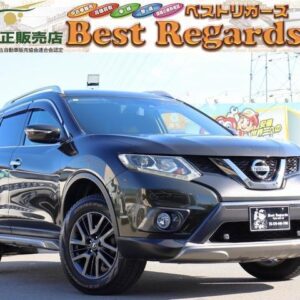 2015 Nissan X-Trail green gasoline used car Japan export