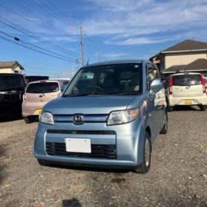 2008 Honda Zest blue gasoline used car Japan export