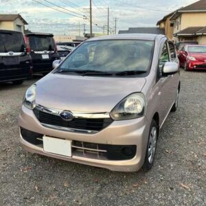 2013 Subaru Pleo Plus pink gasoline used car Japan export