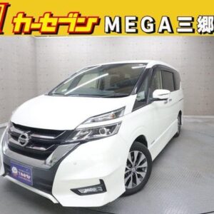 2019 Nissan Serena pearl hybrid used car Japan export