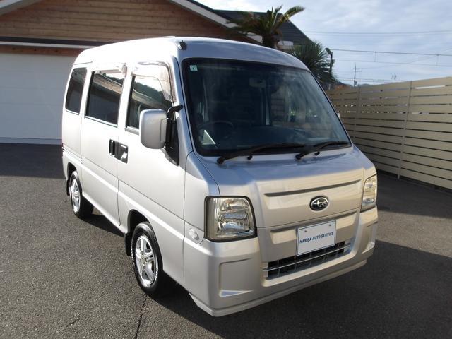 Ref:AUX-20568537 SUBARU SAMBAR VAN 2010 1 2010 Subaru Sambar Van silver gasoline used car Japan export
