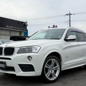 2013 Bmw X3 white gasoline used car Japan export