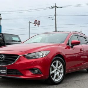 2013 Mazda Atenza Wagon red diesel used car Japan export