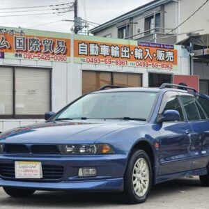 1997 Mitsubishi Legnum blue gasoline used car Japan export