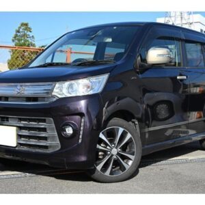 2014 Suzuki Wagon R purple hybrid used car Japan export
