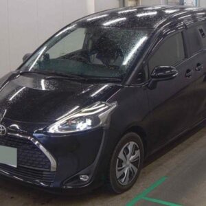 2019 Toyota Sienta black gasoline used car Japan export