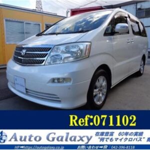 2006 Toyota Alphard V pearl gasoline used car Japan export