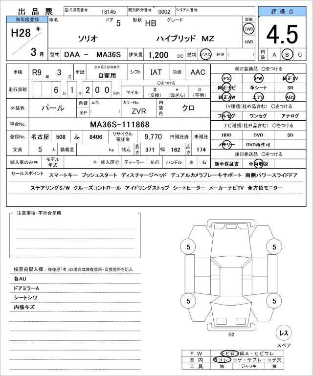 Ref:AUX-20594638 SUZUKI SOLIO 2016 - Image 21