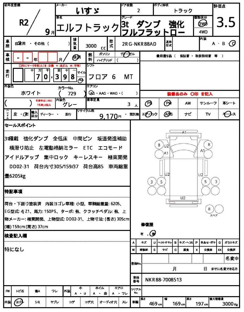Ref:AUX-20594880 ISUZU ELF TRUCK 2020 - Image 21