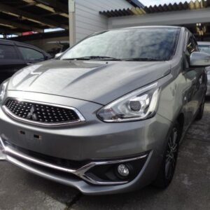 2017 Mitsubishi Mirage gray gasoline used car Japan export