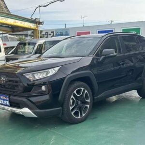 2021 Toyota Rav4 black gasoline used car Japan export
