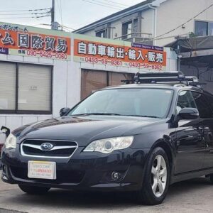 2008 Subaru Legacy Touring Wagon black gasoline used car Japan export