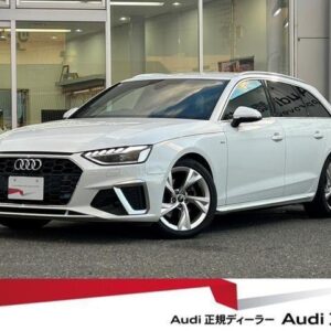 2024 Audi A4 Avant white hybrid used car Japan export