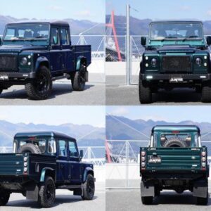 2025 Land Rover Defender green gasoline used car Japan export